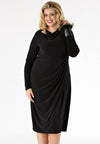 Dress draped DOLCE - black - #2
