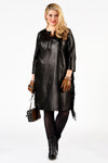 Dress fringing leather - black - #2