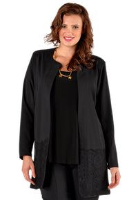 Jacket lace bottom - black - #2