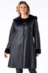 Lammy coat reversible - blue - #2