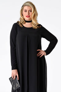Dress chiffon layer DOLCE - black - #2