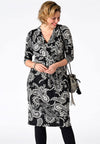 Dress wrap over top SUE - black - #2