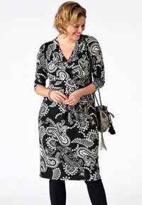 Dress wrap over top SUE - black - #2