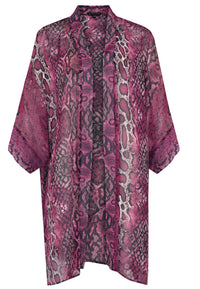 Kimono PINK SNAKE - pink - #4