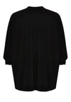 Blouse scarf lace cuff DOLCE - black - #3