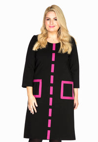 Dress ribbon INTERLOCK - black - #2