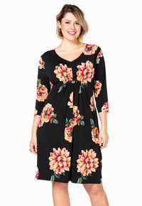 Dress strass beaded BARI - black - #2