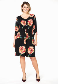 Dress strass beaded BARI - black - #1