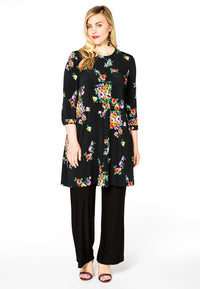 Jacket A-line ROSA - black - #1