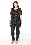 Blouse overlay DOTS - blue - #1