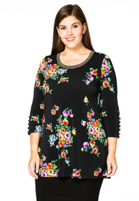 Tunic flare ROSA - black - #2
