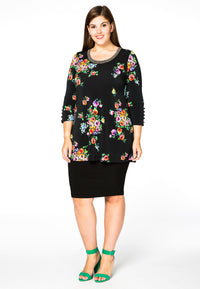 Tunic flare ROSA - black - #1