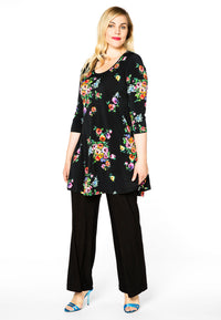 Tunic wide bot ROSA - black - #1