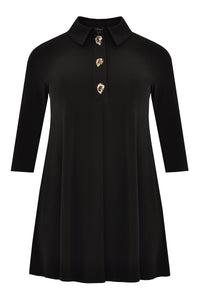 Tunic wide bot polo DOLCE - black - #4