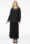 Shirt relax drape DOLCE - black - #2