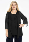 Blouse-jacket VOILE - black