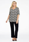 Shirt A-line FELINE - brown - #1