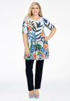 Tunic wide bottom BOTANIC - blue - #1