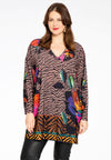 Tunic wide V-neck ALEXYS - multi - #2