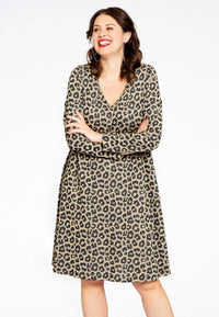 Dress LUREX LEOPARD - black - #2