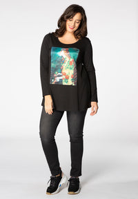 Tunic Eve flare - black - #1