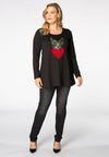 Tunic Cat flare - black - #2