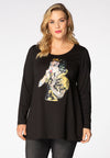 Tunic Snowwhite flare - black - #2