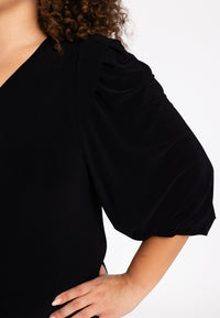 Dress puffsleeve DOLCE - black - #5