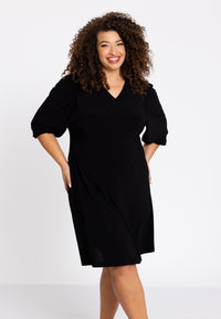 Dress puffsleeve DOLCE - black - #1