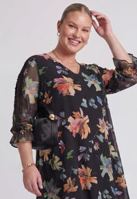 Tunic wide bottom lace PRINTEMPS - multi - #2