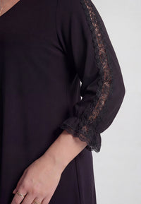 Tunic wide bottom UNI DOLCE - black - #3