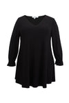 Tunic wide bottom UNI DOLCE - black - #4