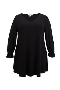 Tunic wide bottom UNI DOLCE - black - #4