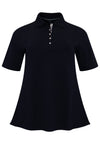 Polo shirt flare - blue - #4
