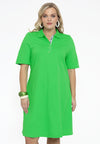 Polo dress - green