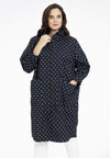 Wide raincoat DOTS - black - #2