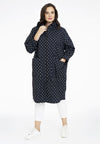 Wide raincoat DOTS - black - #1