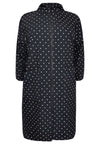 Wide raincoat DOTS - black - #4