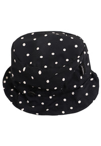 Rain hat DOTS - black - #1