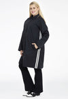 Raincoat with stripes - black - #2