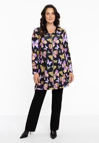 Cardigan with zip BUTTERFLY - black - #2