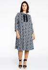 Dress laced frill PANTHERA - blue - #1