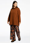 Pullover RIBBING - brown - #1