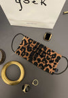 Face mask leo DOLCE - brown