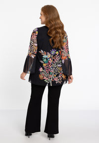 Tunic flare LINDA - black - #3
