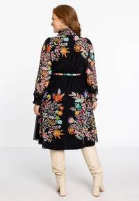 Dress belted LINDA - black - #3