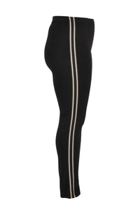 Tregging stripe binding - black - #5