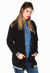 Jacket baseball application - black - #2