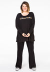 Shirt wide LOVE LOVE - black - #1
