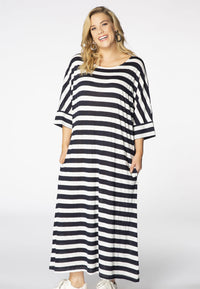 Dress wide STRIPE - blue - #2